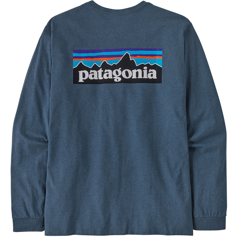 Мужская футболка P-6 с логотипом Responsibili с длинным рукавом Patagonia, синий
Мужская футболка P-6 с логотипом Responsibili с длинным рукавом Patagonia, синий