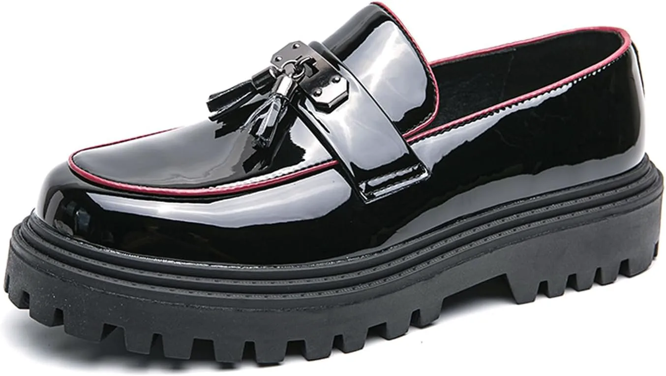 Мужские повседневные туфли Santimon слипоны-лоферы из кожи с кисточками, модные свадебные туфли под смокинг, формальная обувь для прогулок, летние мужские туфли, черный/красный
Мужские повседневные туфли Santimon слипоны-лоферы из кожи с кисточками, модные свадебные туфли под смокинг, формальная обувь для прогулок, летние мужские туфли, черный/красный