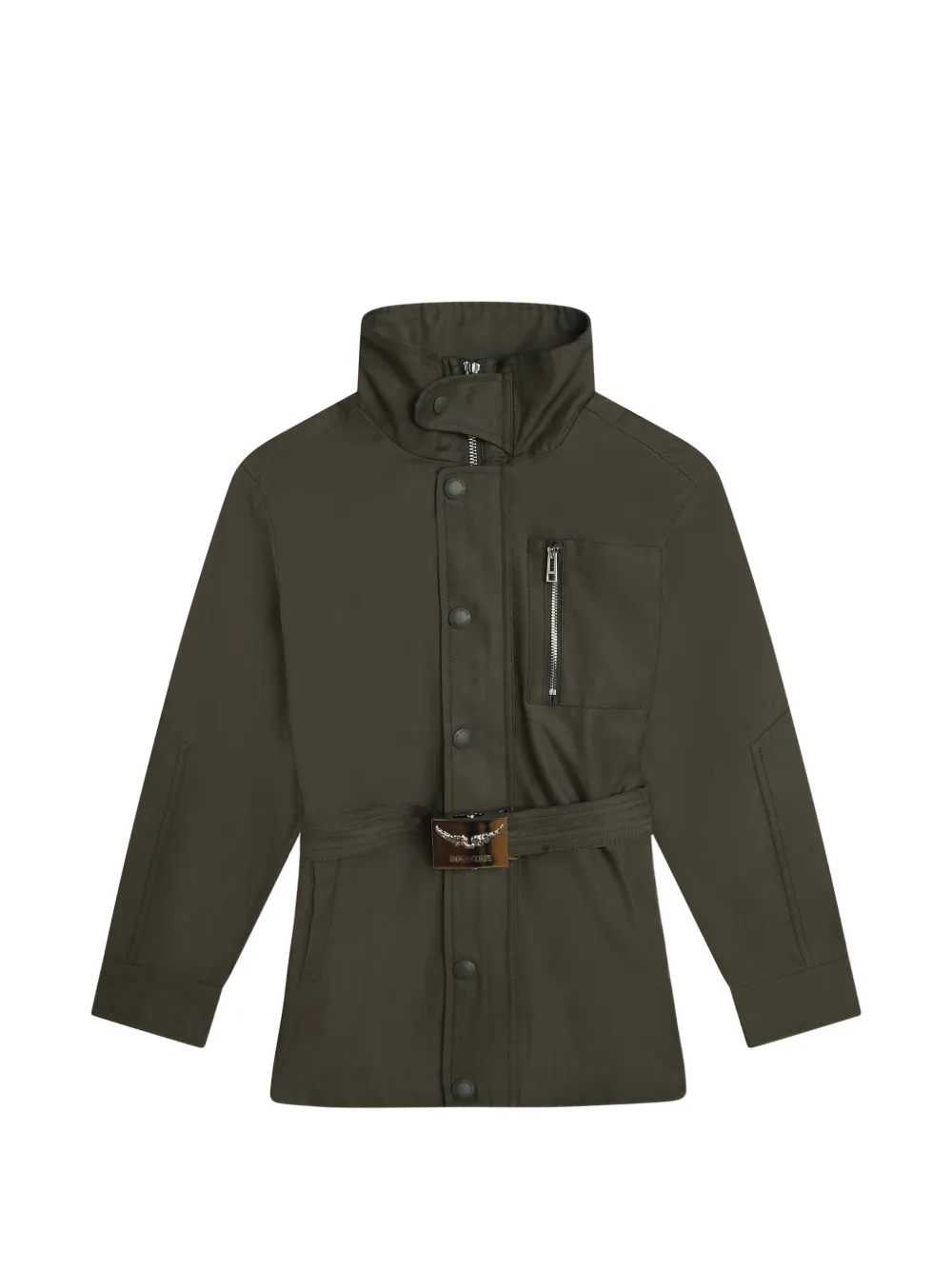 Куртка на молнии с поясом Zadig & Voltaire Kids, зеленый
Куртка на молнии с поясом Zadig & Voltaire Kids, зеленый