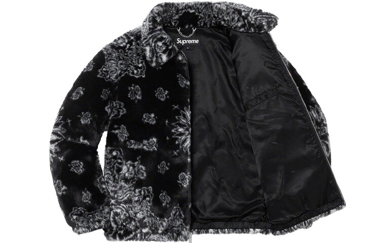 Бомбер Supreme Bandana Faux Fur, розовый 
Бомбер Supreme Bandana Faux Fur, розовый