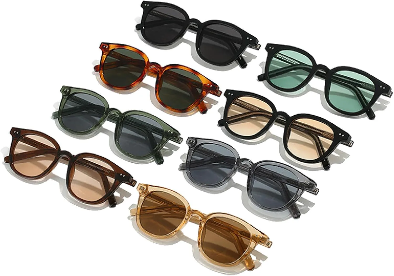 Модные овальные женские солнцезащитные очки класса люкс в стиле ретро с заклепками, мужские темно-зеленые с защитой от УФ-излучения UV400 HHZZYVY, Amber Dark Green
Модные овальные женские солнцезащитные очки класса люкс в стиле ретро с заклепками, мужские темно-зеленые с защитой от УФ-излучения UV400 HHZZYVY, Amber Dark Green