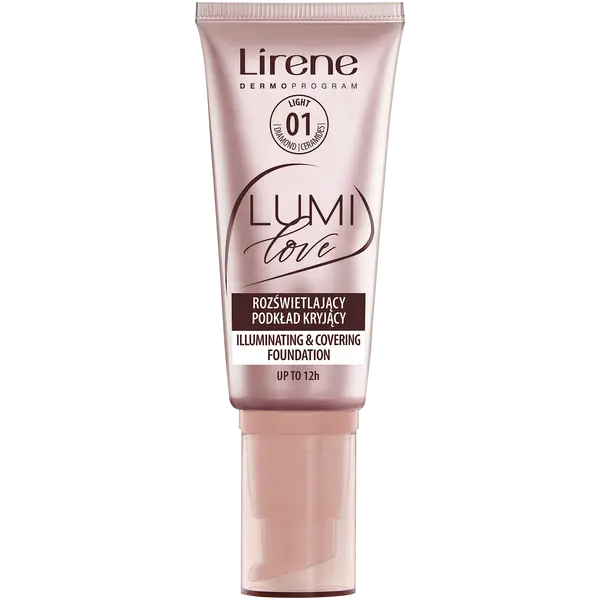 Тональная основа с эффектом сияния 01 светлая, 30 мл Lirene Lumi love, цвет 01 light
Тональная основа с эффектом сияния 01 светлая, 30 мл Lirene Lumi love, цвет 01 light