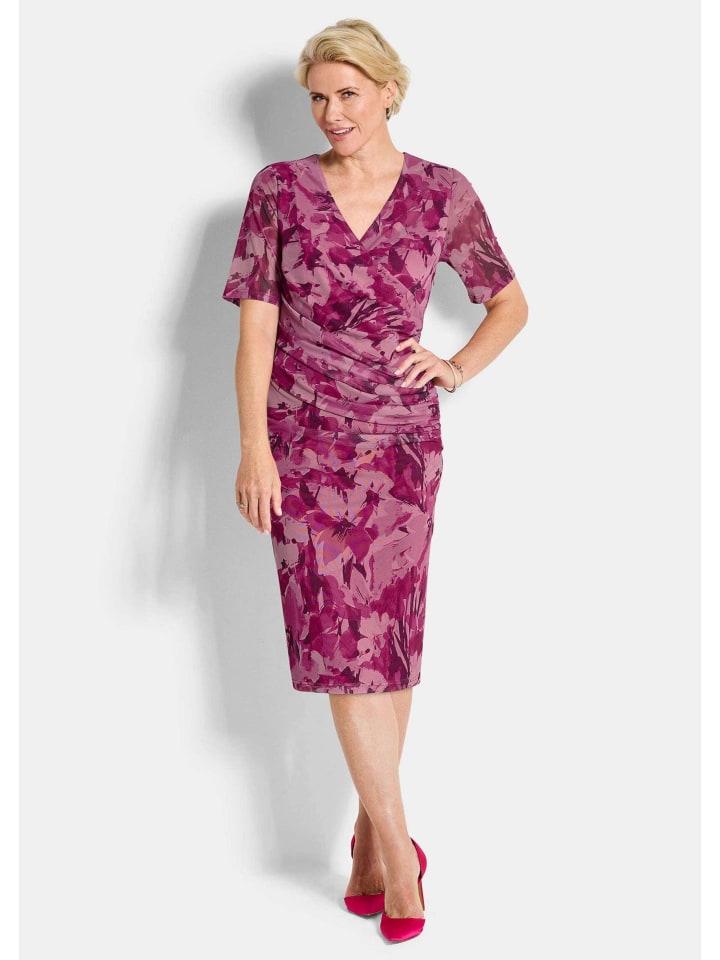 GOLDNER Маленький размер: Сетчатое платье-халат с цветочным узором розового цвета / узорчатого рисунка
GOLDNER Маленький размер: Сетчатое платье-халат с цветочным узором розового цвета / узорчатого рисунка