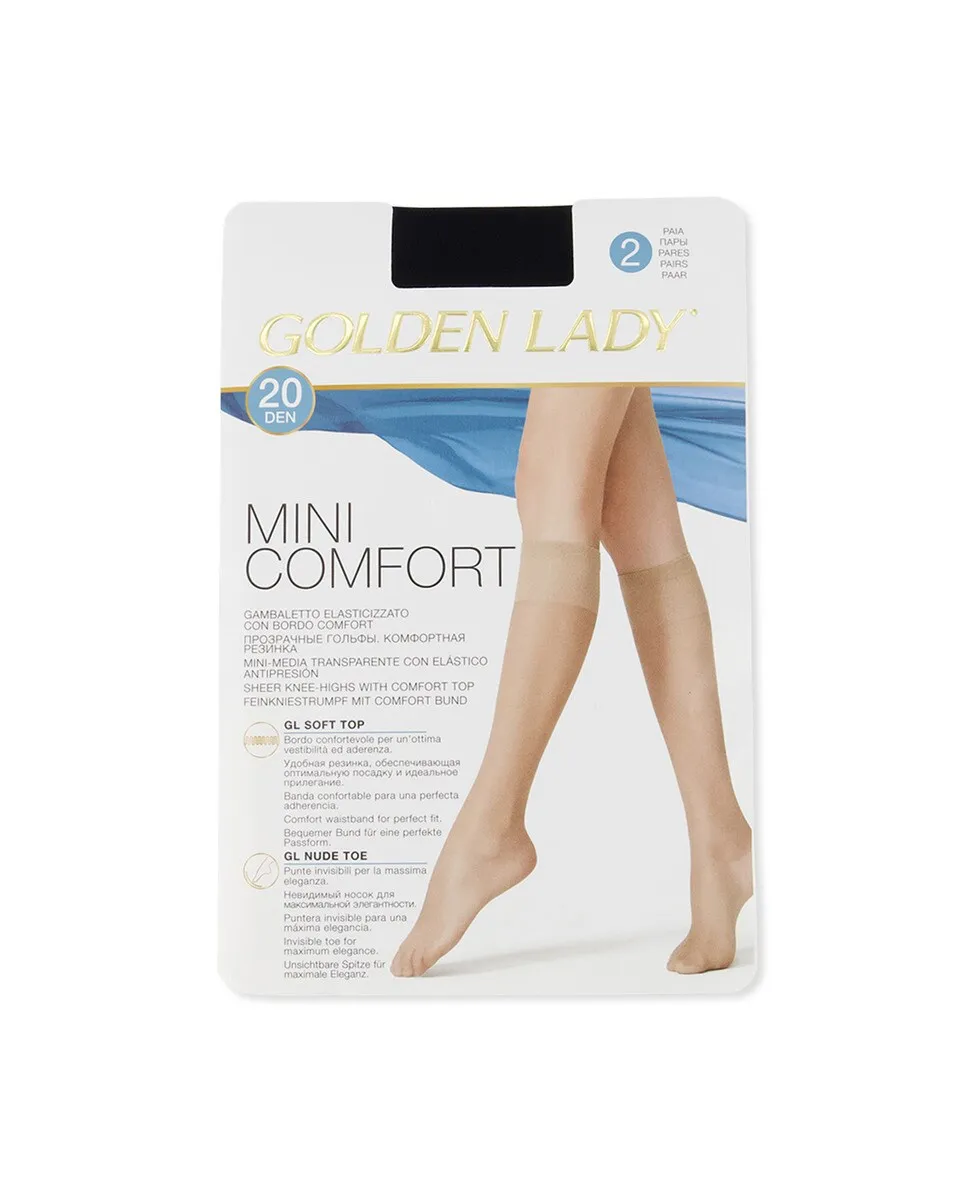 Натуральные базовые мини-чулки Golden Lady, черный
Натуральные базовые мини-чулки Golden Lady, черный
