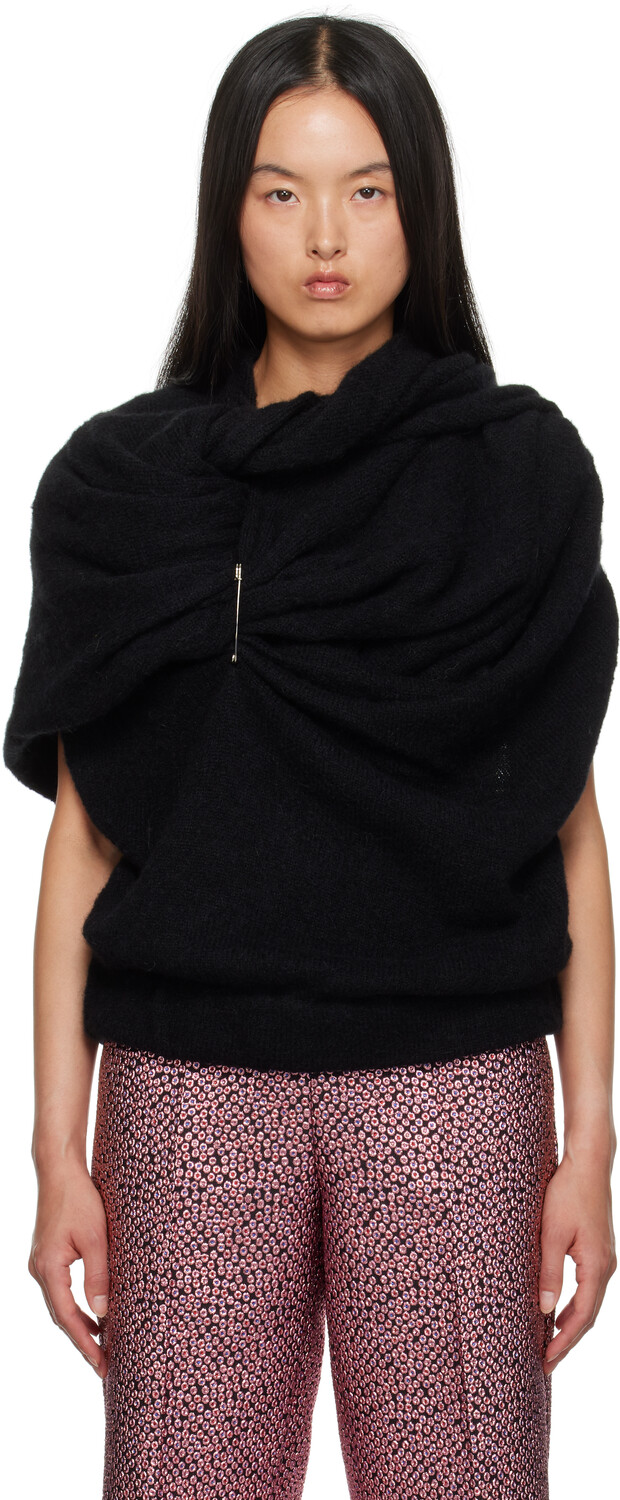 Свитер из альпаки Dries Van Noten, черный
Свитер из альпаки Dries Van Noten, черный