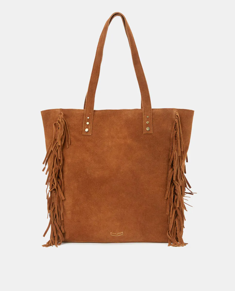 Сумка шоппер из кожи с бахромой Green Coast, коричневый
Сумка шоппер из кожи с бахромой Green Coast, коричневый