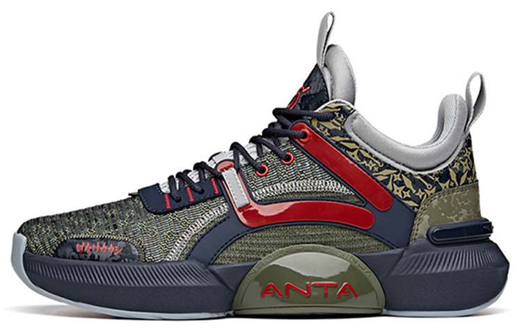 ANTA Мужские баскетбольные кроссовки низкие оливково-зеленые/темно-синие/красные
ANTA Мужские баскетбольные кроссовки низкие оливково-зеленые/темно-синие/красные