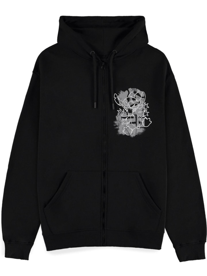 Disney Мужская толстовка на молнии "Лило и Стич - Металлический графический принт" черного цвета
Disney Мужская толстовка на молнии "Лило и Стич - Металлический графический принт" черного цвета