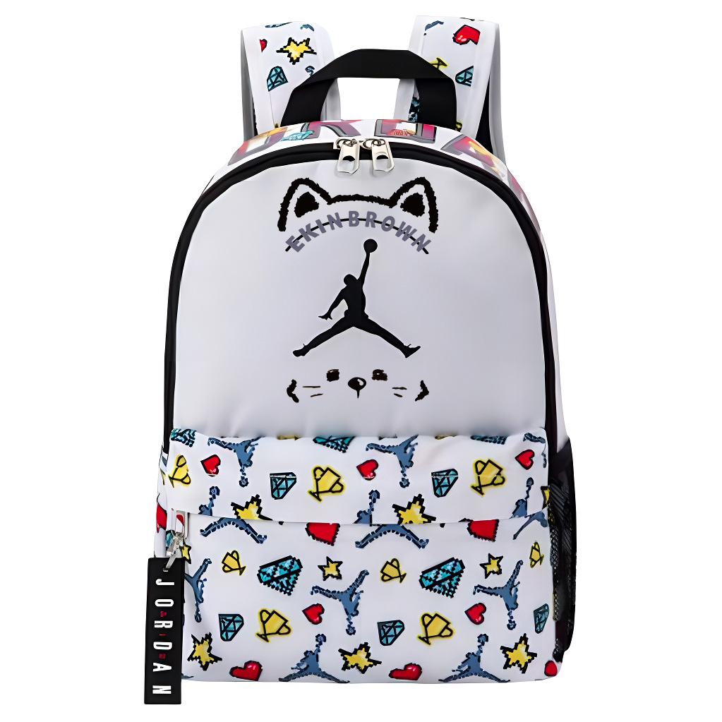 Jordan Полиэстеровый рюкзак женский белый, Yarn Kitten 
Jordan Полиэстеровый рюкзак женский белый, Yarn Kitten