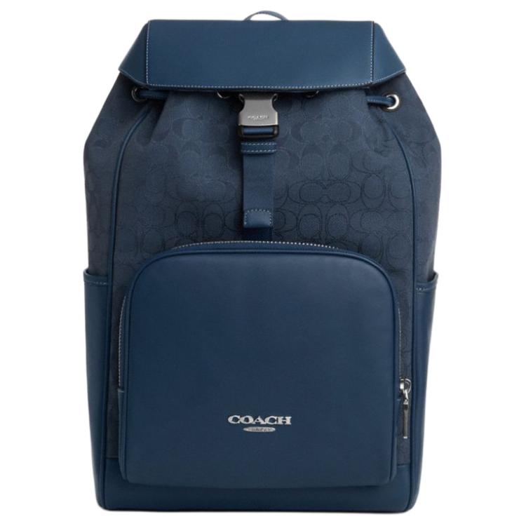 COACH Кожаный рюкзак средний унисекс темный деним
COACH Кожаный рюкзак средний унисекс темный деним