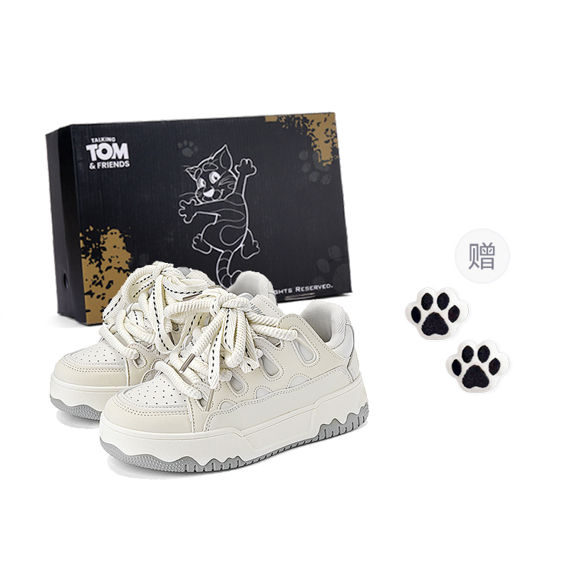 TALKING TOM Антискользящие и износостойкие дышащие скейтбордские кроссовки унисекс Pearl Beige (усовершенствованные с бесплатной пряжкой для обуви)
TALKING TOM Антискользящие и износостойкие дышащие скейтбордские кроссовки унисекс Pearl Beige (усовершенствованные с бесплатной пряжкой для обуви)