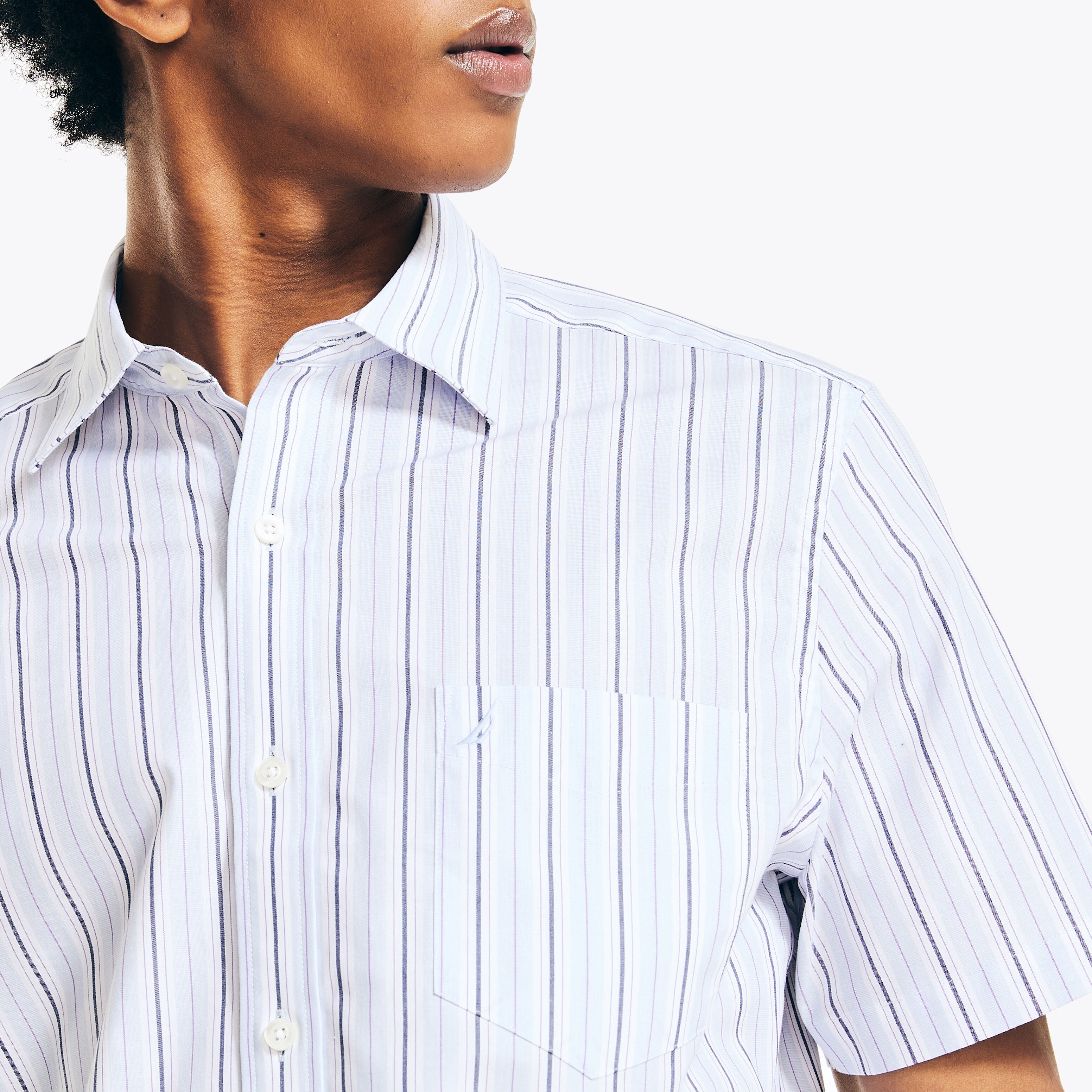 Мужская рубашка Nautica с коротким рукавом, устойчивая к складкам, в полоску, для работы, цвет coastal sky
Мужская рубашка Nautica с коротким рукавом, устойчивая к складкам, в полоску, для работы, цвет coastal sky