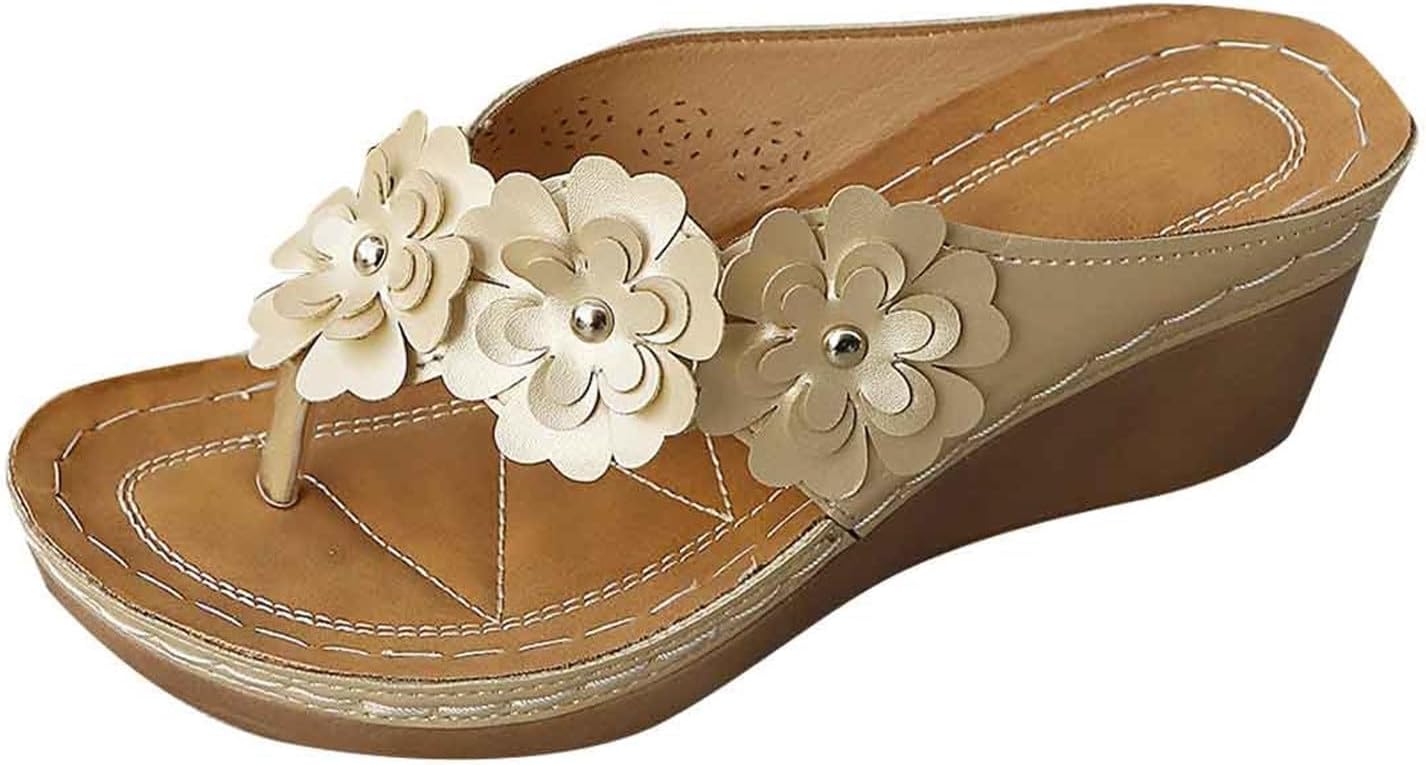 Женские сандалии Комфортные платформенные сабо на танкетке Плоские шлепанцы с открытым носком Нарядные повседневные прогулочные туфли Стильные сандалии с цветочным узором для пляжа и отпуска с поддержкой свода стопы Generic, золотой
Женские сандалии Комфортные платформенные сабо на танкетке Плоские шлепанцы с открытым носком Нарядные повседневные прогулочные туфли Стильные сандалии с цветочным узором для пляжа и отпуска с поддержкой свода стопы Generic, золотой