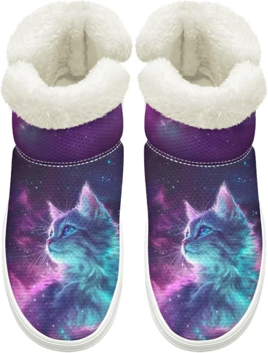 Зимние Ботинки на Легком Надевании для Женщин и Мужчин с Эластичной Липучкой у Щиколотки, Пушистые Снежные Ботинки с Меховой Подкладкой, Удобные, Нескользящая Подошва Cugasmaru, Cat Galaxy
Зимние Ботинки на Легком Надевании для Женщин и Мужчин с Эластичной Липучкой у Щиколотки, Пушистые Снежные Ботинки с Меховой Подкладкой, Удобные, Нескользящая Подошва Cugasmaru, Cat Galaxy