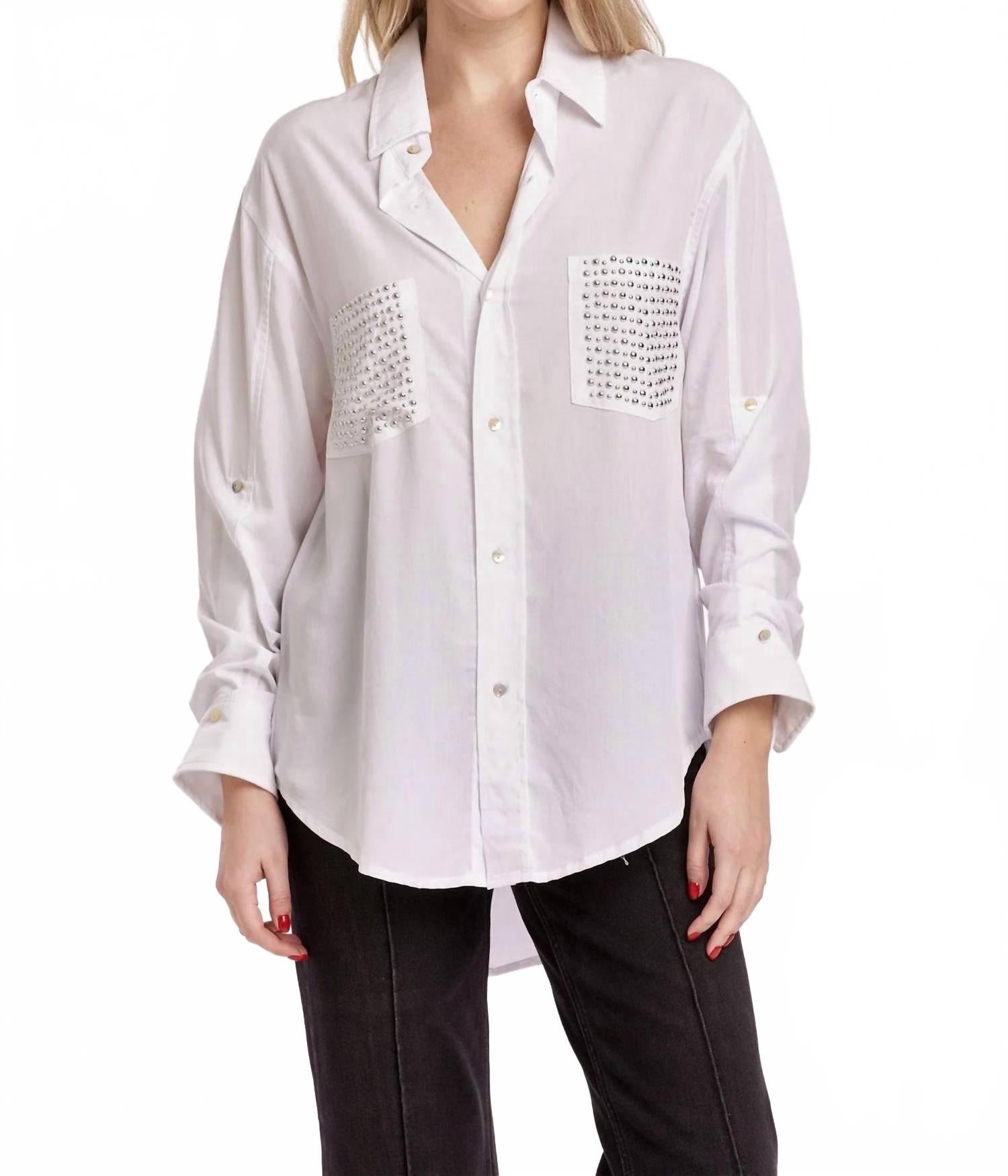 Рубашка Lola oversize со звездами и пуговицами, белая Dear John Denim, белый
Рубашка Lola oversize со звездами и пуговицами, белая Dear John Denim, белый