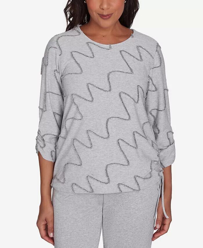 Топ Petite Casual Fridays с диагональной текстурой и круглым вырезом Alfred Dunner, серый
Топ Petite Casual Fridays с диагональной текстурой и круглым вырезом Alfred Dunner, серый