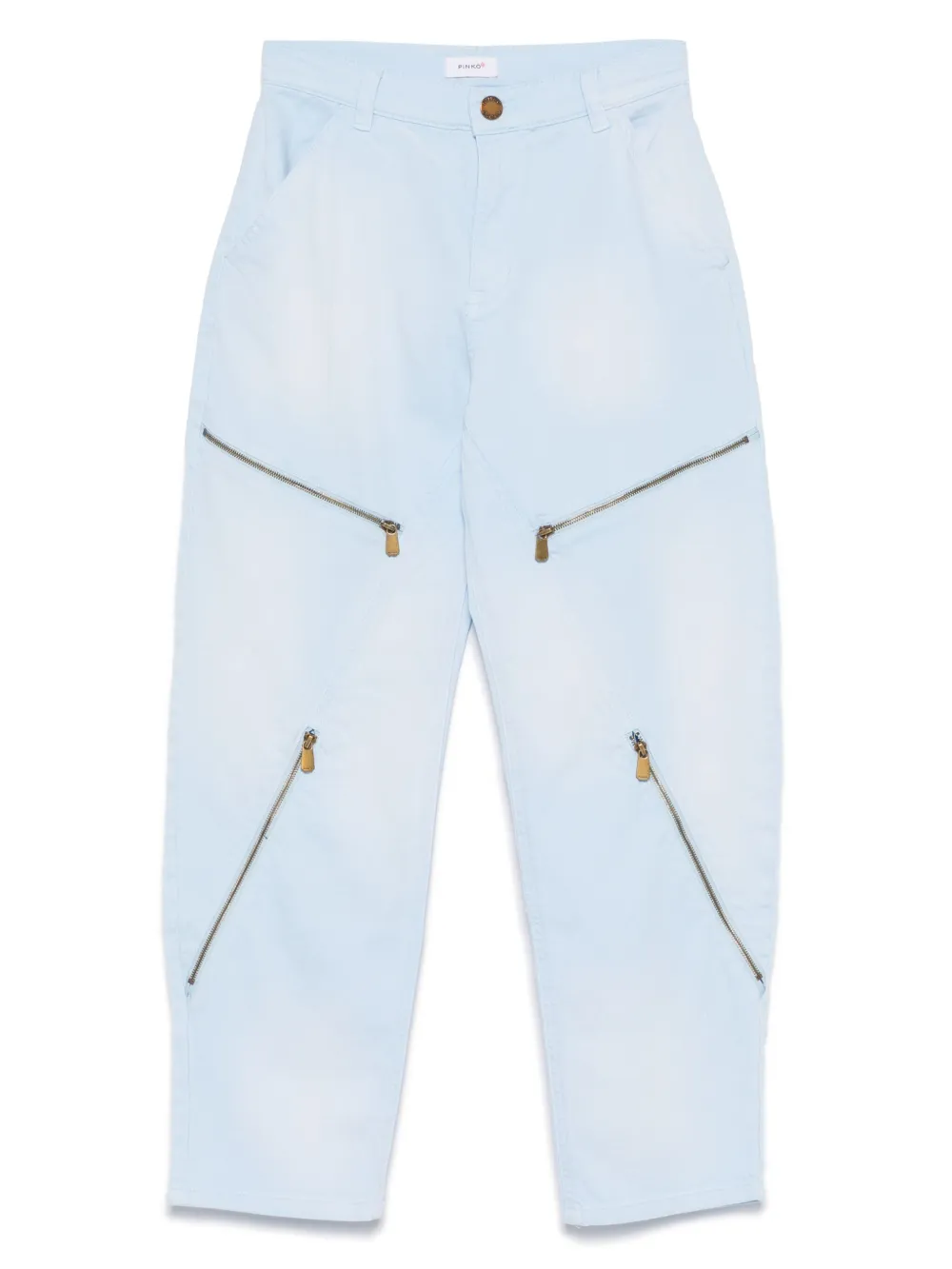 Зауженные брюки с карманами Pinko Kids, синий
Зауженные брюки с карманами Pinko Kids, синий