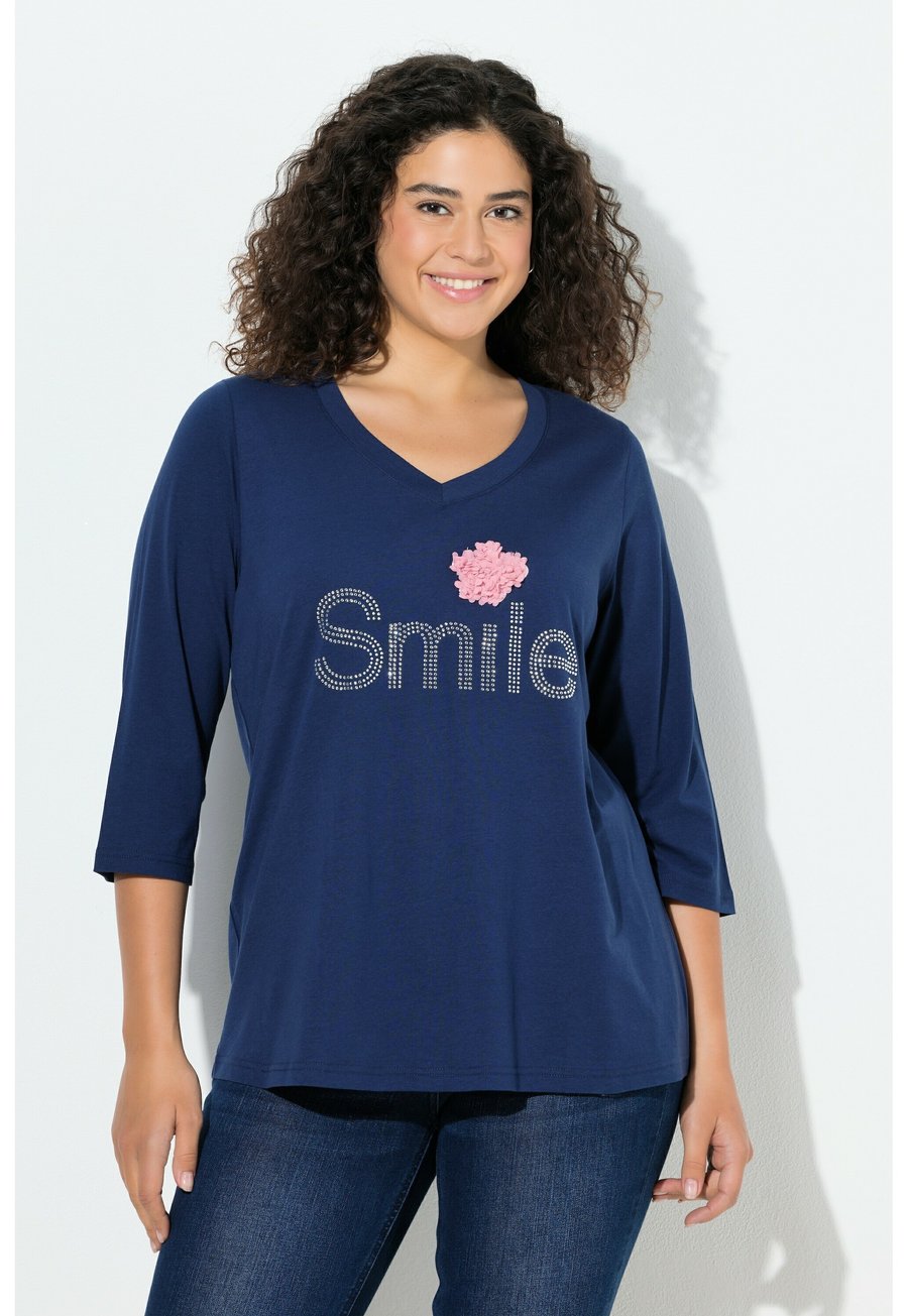 Топ Ulla Popken SMILE CLASSIC V-AUSSCHNITT ARM, Ink Blue/Purple
Топ Ulla Popken SMILE CLASSIC V-AUSSCHNITT ARM, Ink Blue/Purple