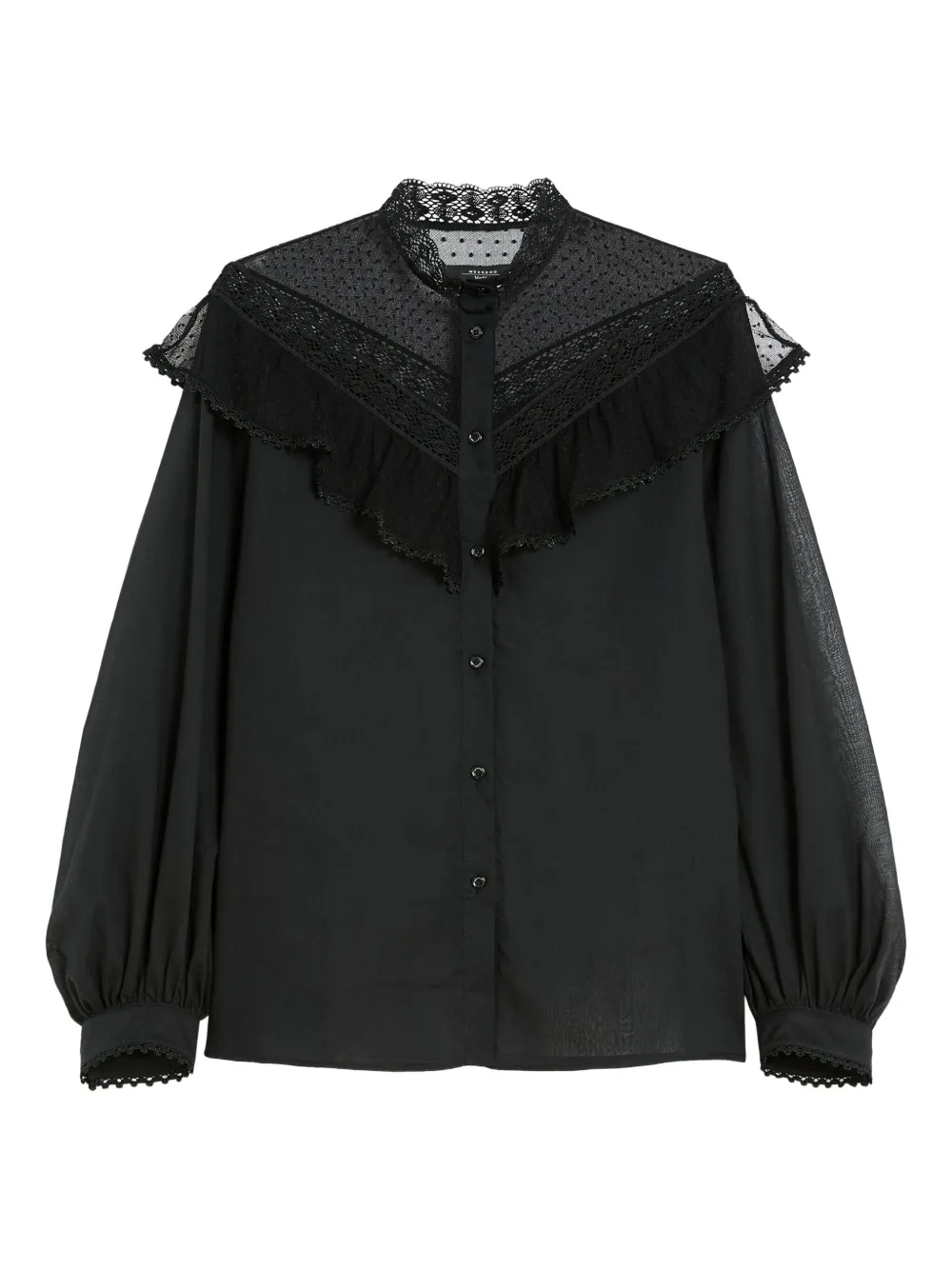 Рубашка Astice с кружевом Weekend Max Mara, черный
Рубашка Astice с кружевом Weekend Max Mara, черный