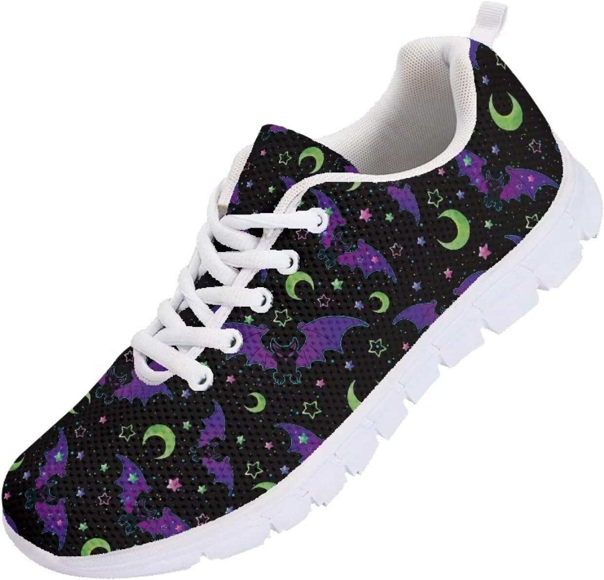 Кроссовки Forchrinse для мужчин и женщин, Хэллоуин, легкие спортивные с шнуровкой, Halloween Bats
Кроссовки Forchrinse для мужчин и женщин, Хэллоуин, легкие спортивные с шнуровкой, Halloween Bats