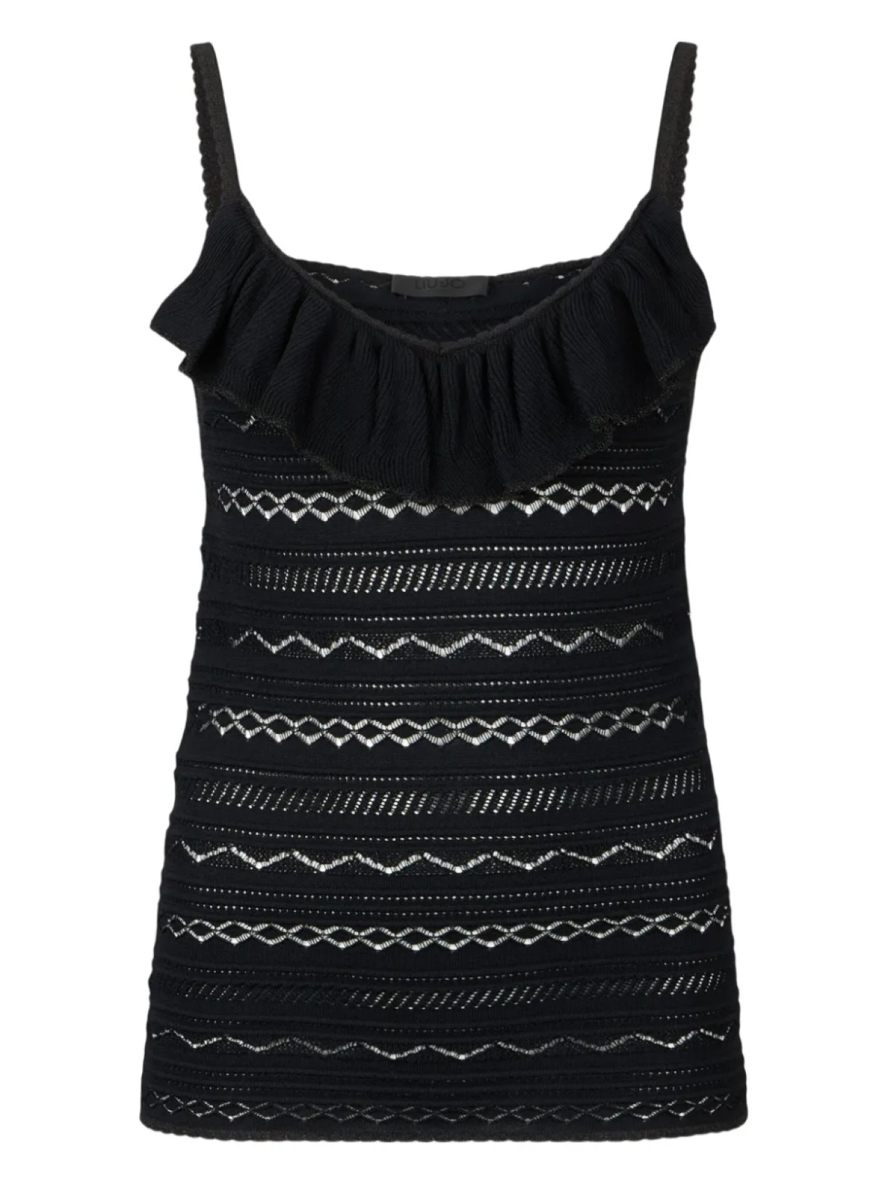 Топ с оборками LIU JO, черный
Топ с оборками LIU JO, черный