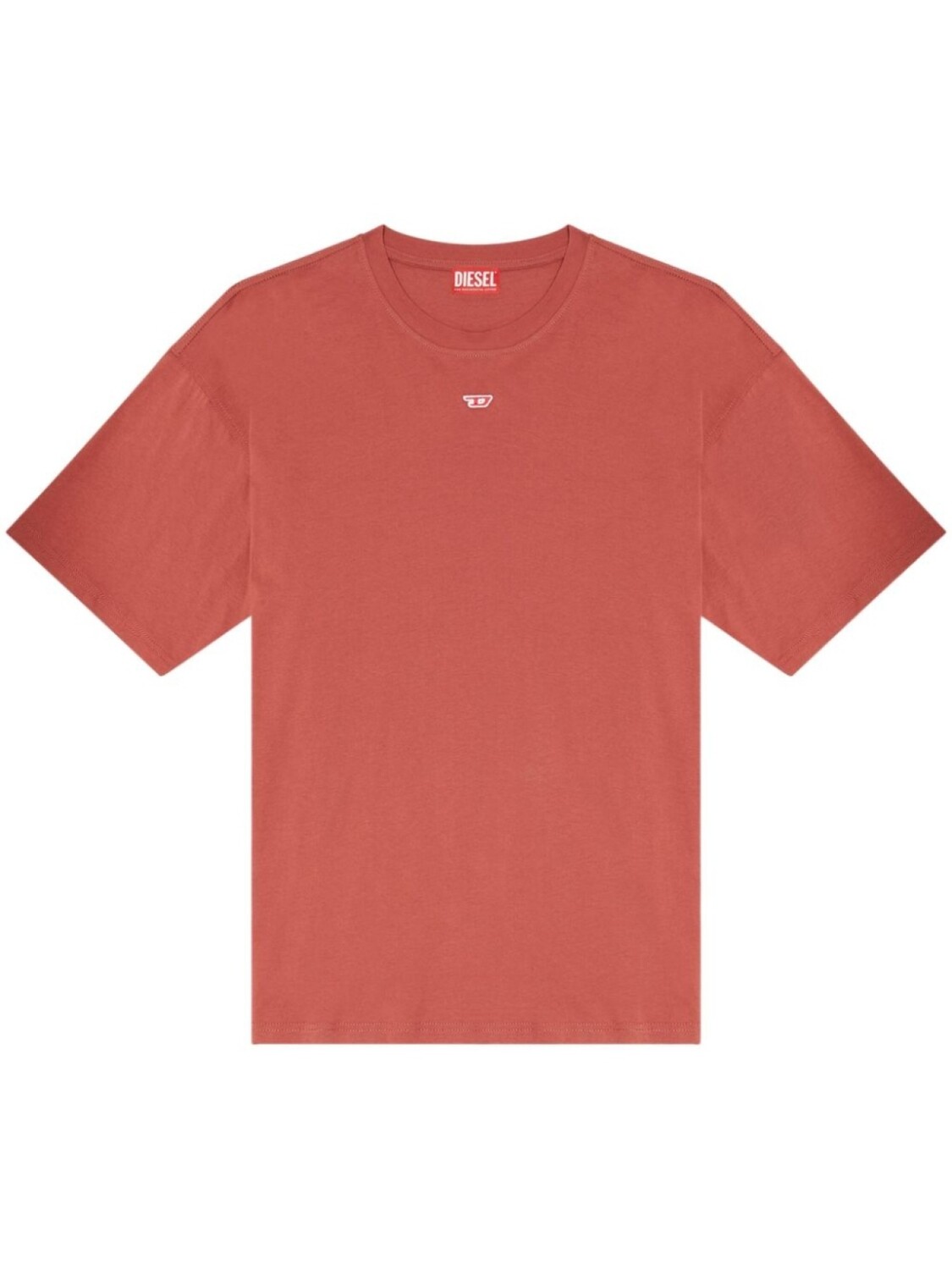 Футболка из органического хлопка с нашивкой-логотипом Diesel, красный
Футболка из органического хлопка с нашивкой-логотипом Diesel, красный