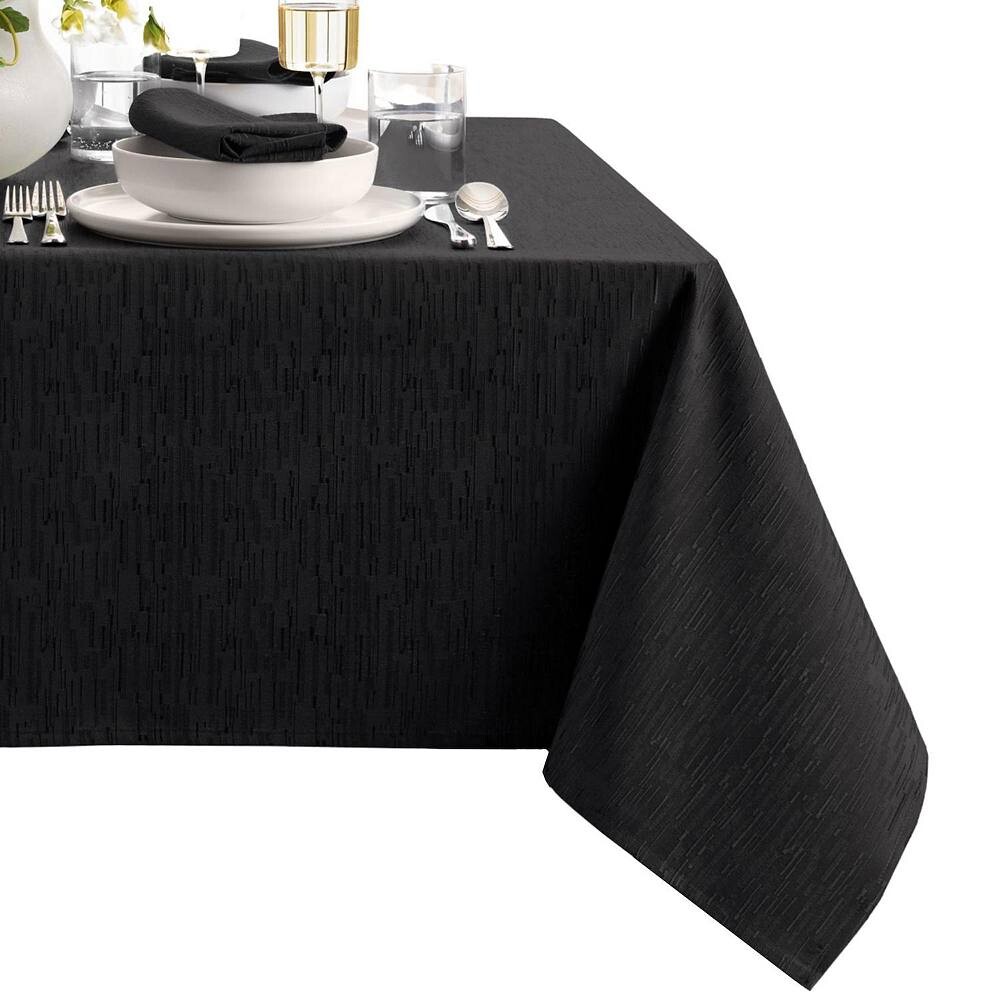 Elrene Home Fashions континентальная однотонная текстурная водостойкая и грязеотталкивающая прямоугольная скатерть, черный
Elrene Home Fashions континентальная однотонная текстурная водостойкая и грязеотталкивающая прямоугольная скатерть, черный
