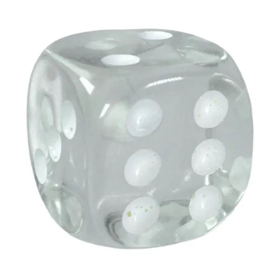 d6 18 мм полупрозрачный прозрачный с белым (12), Game Dice - Translucent (Role 4 Initiative)
d6 18 мм полупрозрачный прозрачный с белым (12), Game Dice - Translucent (Role 4 Initiative)