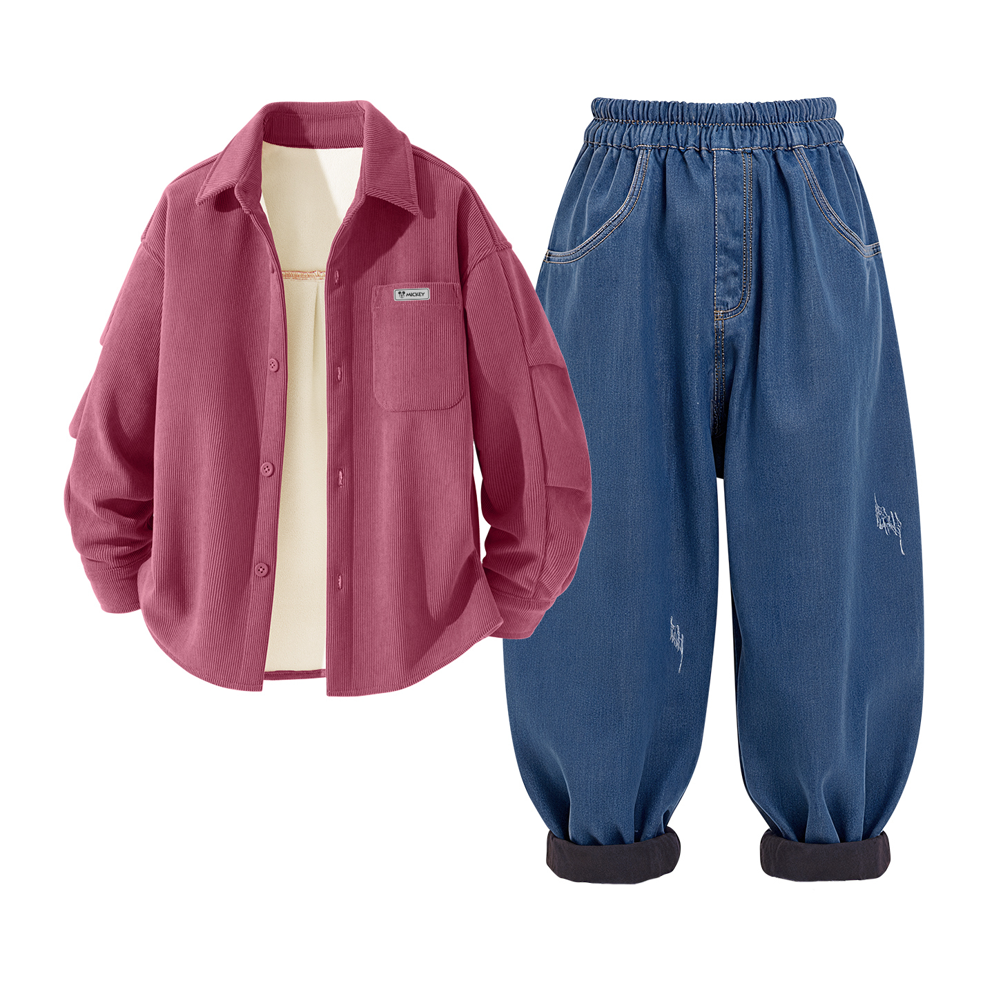 Детская повседневная спортивная одежда Disney, светло-голубой
Детская повседневная спортивная одежда Disney, светло-голубой