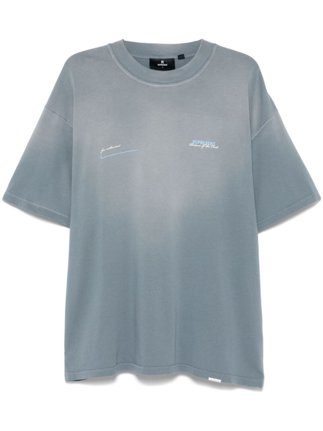 Футболка с надписью «Покровитель клуба» Represent, серый
Футболка с надписью «Покровитель клуба» Represent, серый