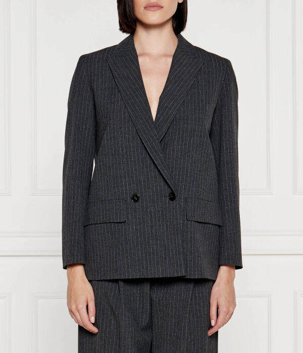 Блейзер женский Marella Blade двубортный в полоску, серый
Блейзер женский Marella Blade двубортный в полоску, серый