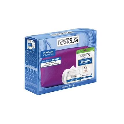 Крем для лица Anti-Aging Beauty Box 50 мл с гиалуроновой кислотой, эластичным эффектом филлера и тканевой маской для лица с увлажняющим и подтягивающим действием Dermolab
Крем для лица Anti-Aging Beauty Box 50 мл с гиалуроновой кислотой, эластичным эффектом филлера и тканевой маской для лица с увлажняющим и подтягивающим действием Dermolab