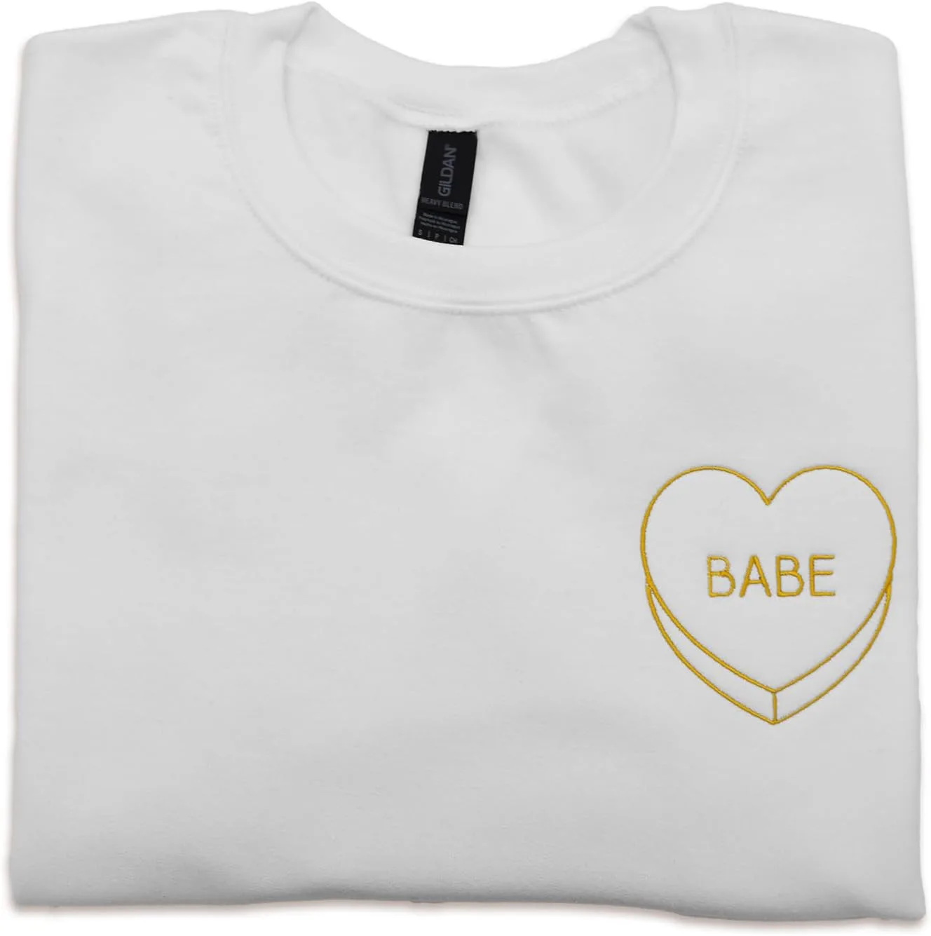 NACRE APPAREL худи с вышивкой в виде конфеты-сердечка, персонализация
NACRE APPAREL худи с вышивкой в виде конфеты-сердечка, персонализация