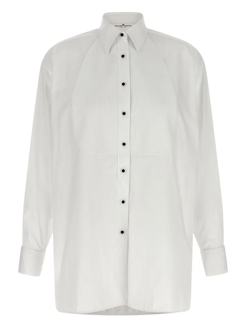 Плиссированная рубашка под смокинг Ermanno Scervino, белый
Плиссированная рубашка под смокинг Ermanno Scervino, белый