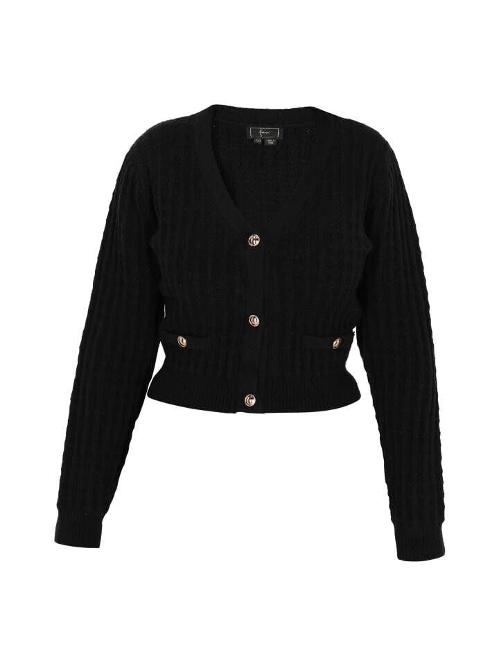 Пуловер faina Cardigan, черный
Пуловер faina Cardigan, черный