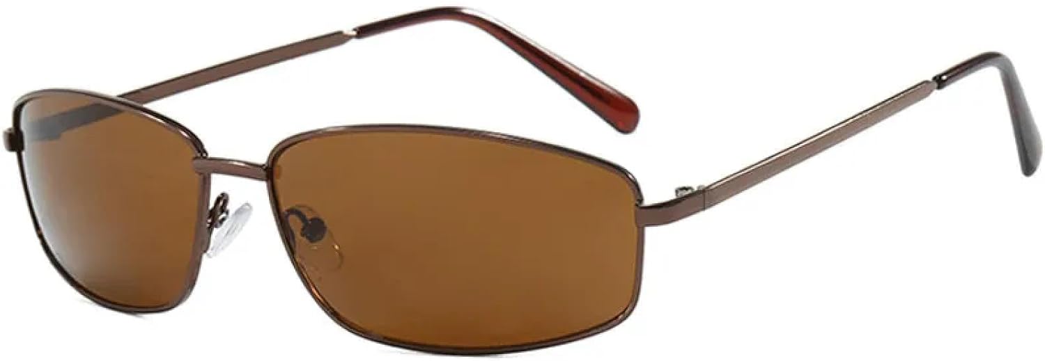 Модные солнцезащитные очки с металлическими дужками и маленькой оправой для женщин, роскошные ретро-очки для летних путешествий с защитой от УФ-излучения UV400 TKKTLLT, Brown Brown
Модные солнцезащитные очки с металлическими дужками и маленькой оправой для женщин, роскошные ретро-очки для летних путешествий с защитой от УФ-излучения UV400 TKKTLLT, Brown Brown