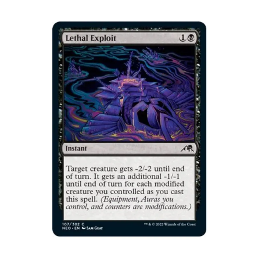 CCG Смертельный подвиг (C) (фольга), MTG - Kamigawa : Neon Dynasty
CCG Смертельный подвиг (C) (фольга), MTG - Kamigawa : Neon Dynasty