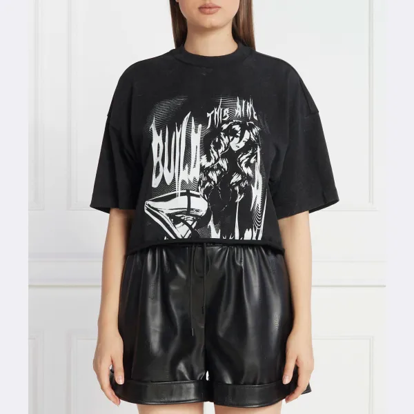 Укороченная футболка Hugo x bella Poarch Hugo, черный
Укороченная футболка Hugo x bella Poarch Hugo, черный