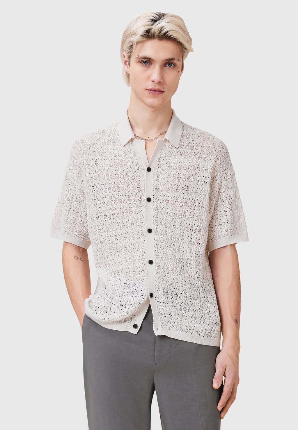 Кардиган AllSaints, белый
Кардиган AllSaints, белый