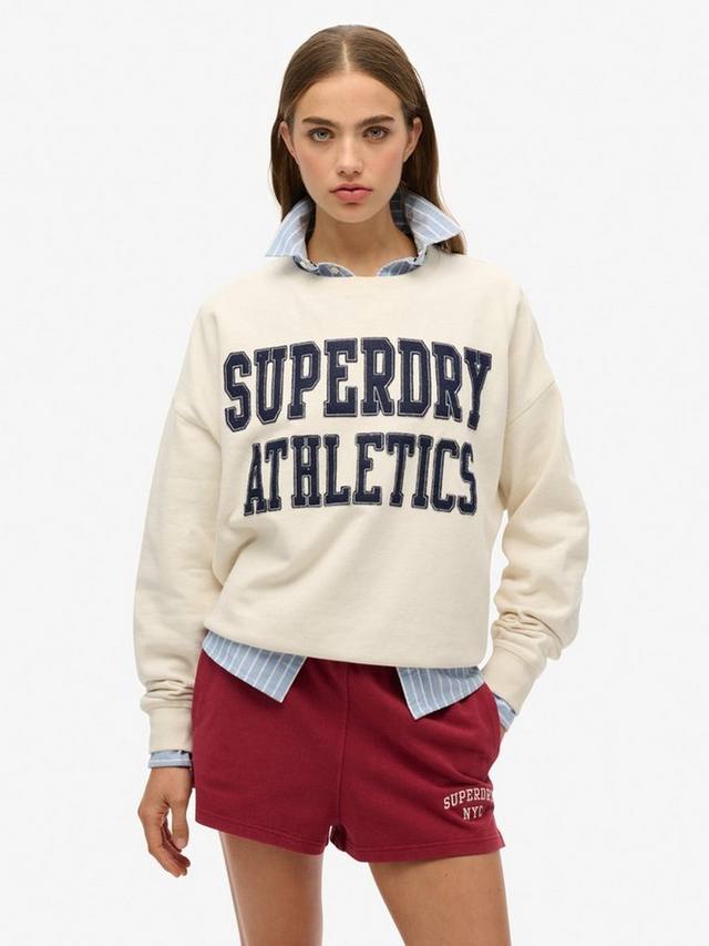 Свободная толстовка Athletic Essentials с аппликацией Superdry, Off White
Свободная толстовка Athletic Essentials с аппликацией Superdry, Off White