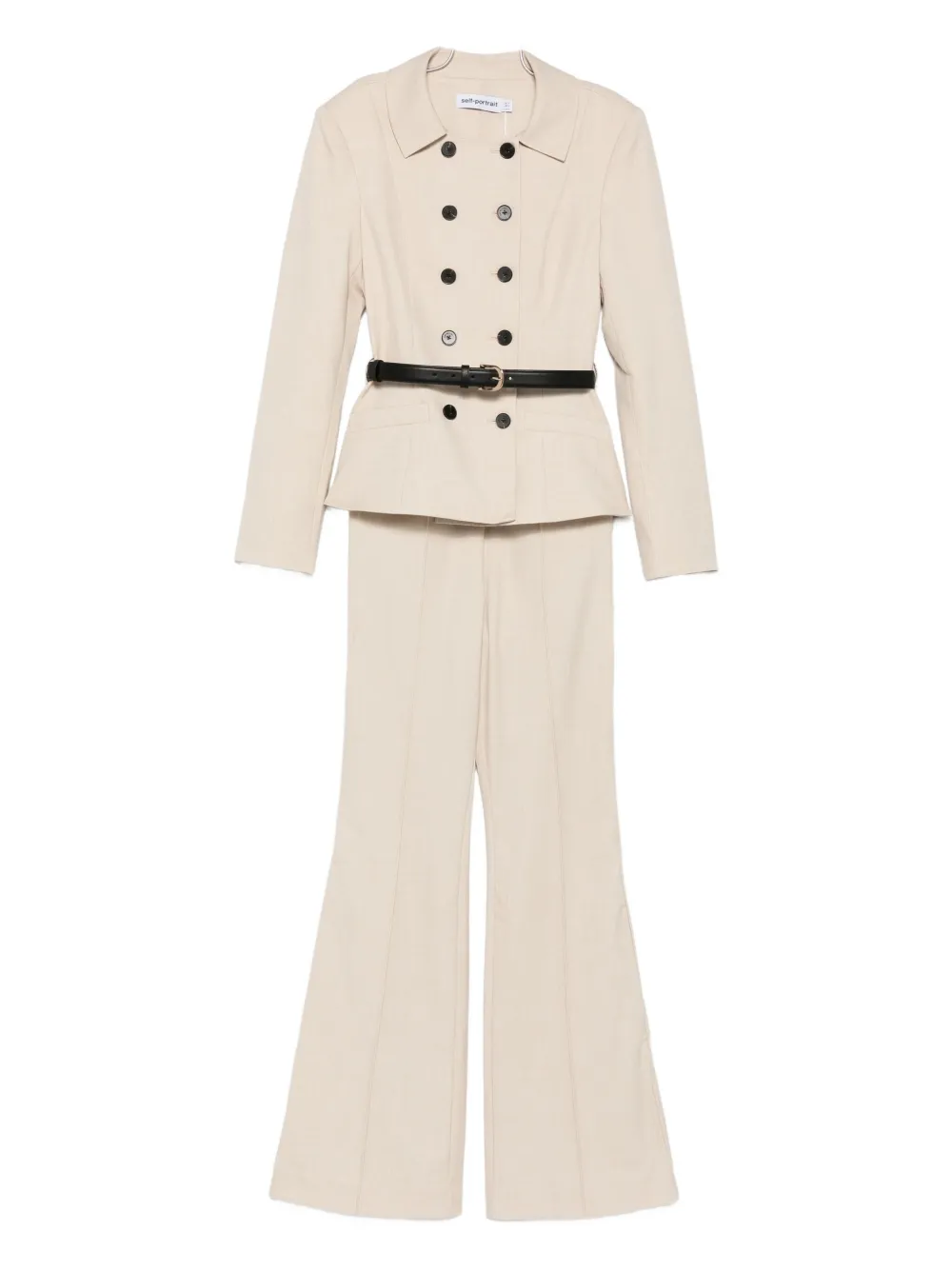 Комбинезон с поясом и двубортной застежкой Self-Portrait, нейтральный
Комбинезон с поясом и двубортной застежкой Self-Portrait, нейтральный