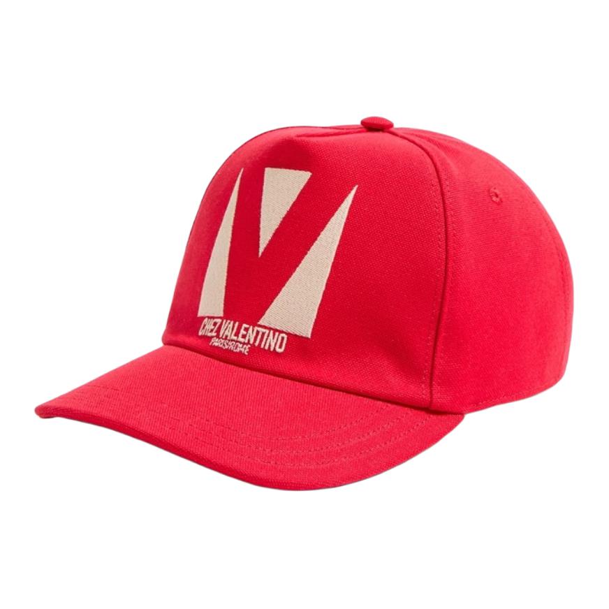 Valentino Бейсболка с вышитым логотипом, Red
Valentino Бейсболка с вышитым логотипом, Red