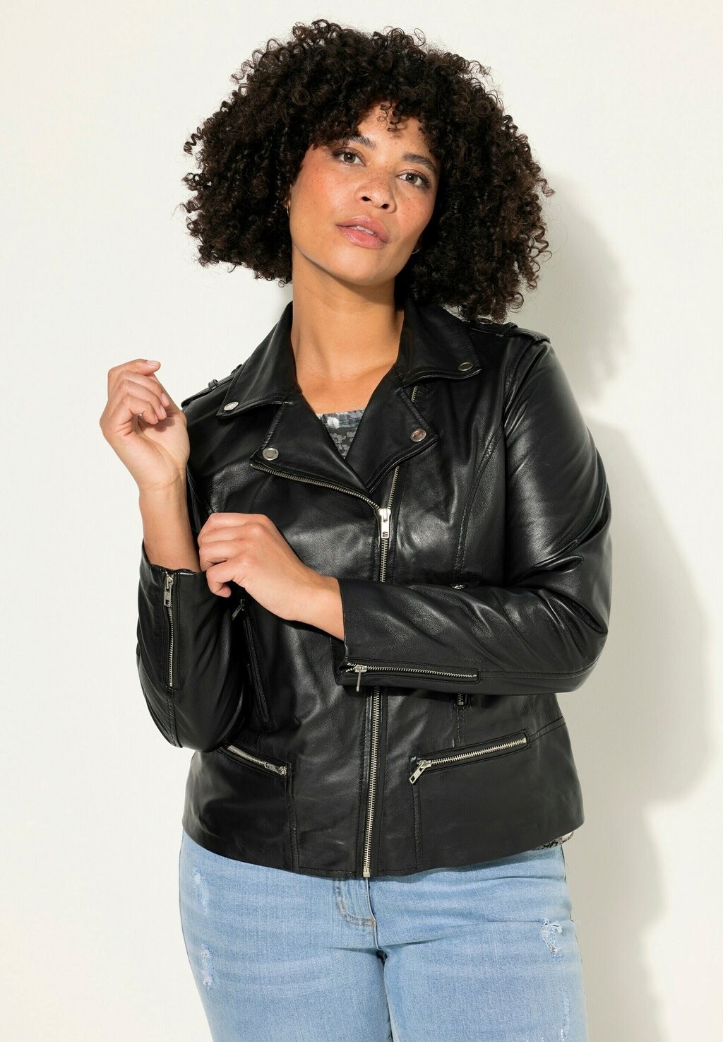 Кожаная куртка Angel of Style, черный 
Кожаная куртка Angel of Style, черный