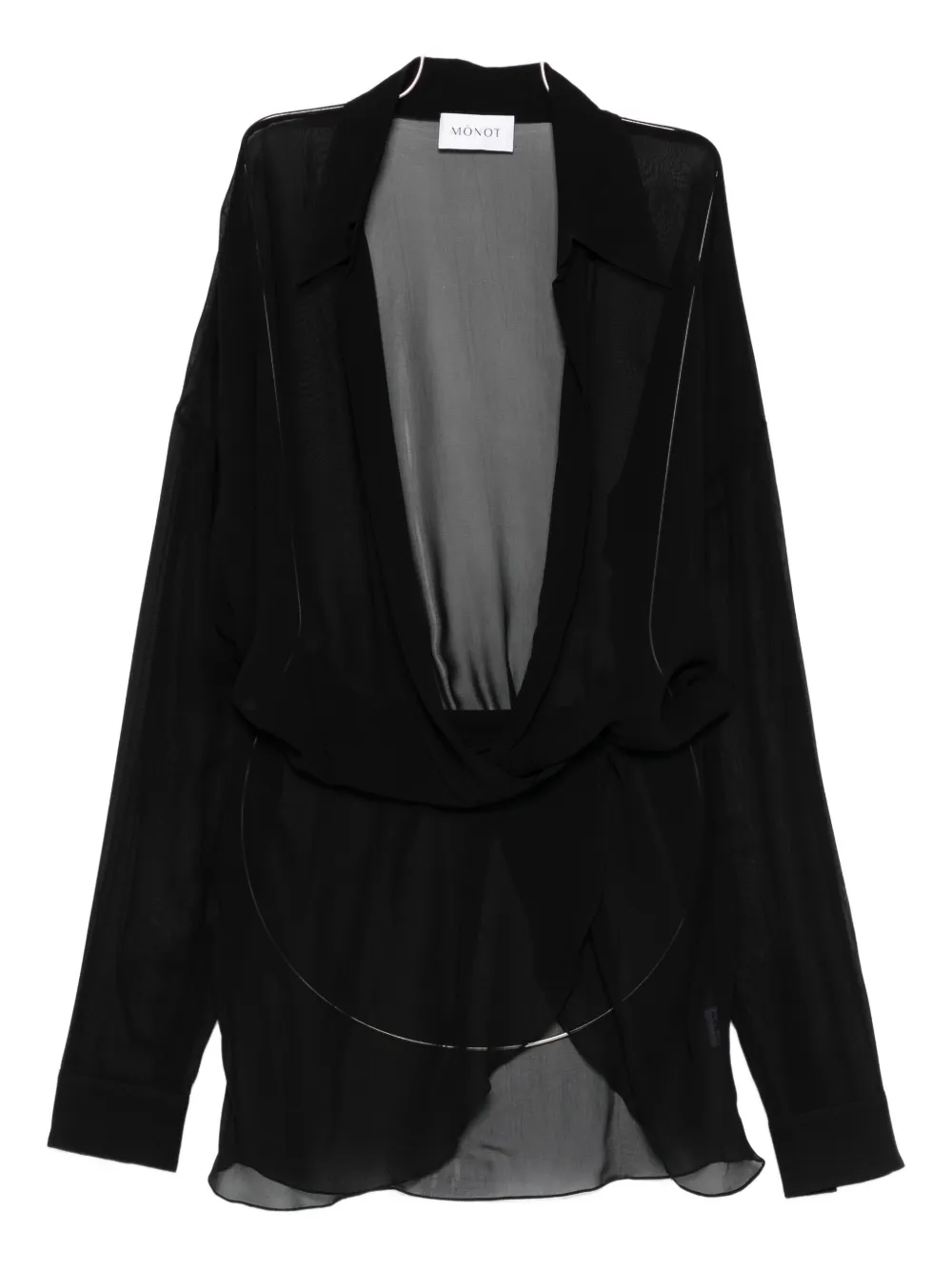 Мини-платье из крепа-шифон (жоржета) Mônot, черный
Мини-платье из крепа-шифон (жоржета) Mônot, черный