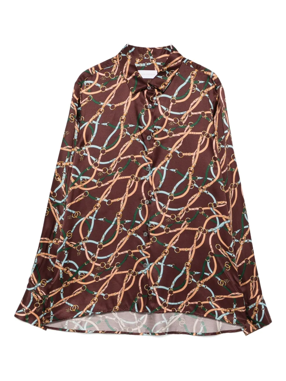 Рубашка с длинными рукавами и принтом в виде цепей Robert Friedman, коричневый
Рубашка с длинными рукавами и принтом в виде цепей Robert Friedman, коричневый