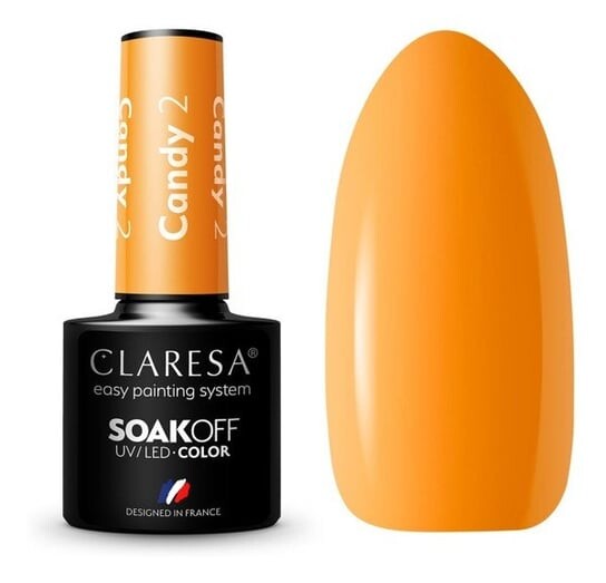 Гибридный лак для ногтей 2,5 мл Claresa, Candy
Гибридный лак для ногтей 2,5 мл Claresa, Candy