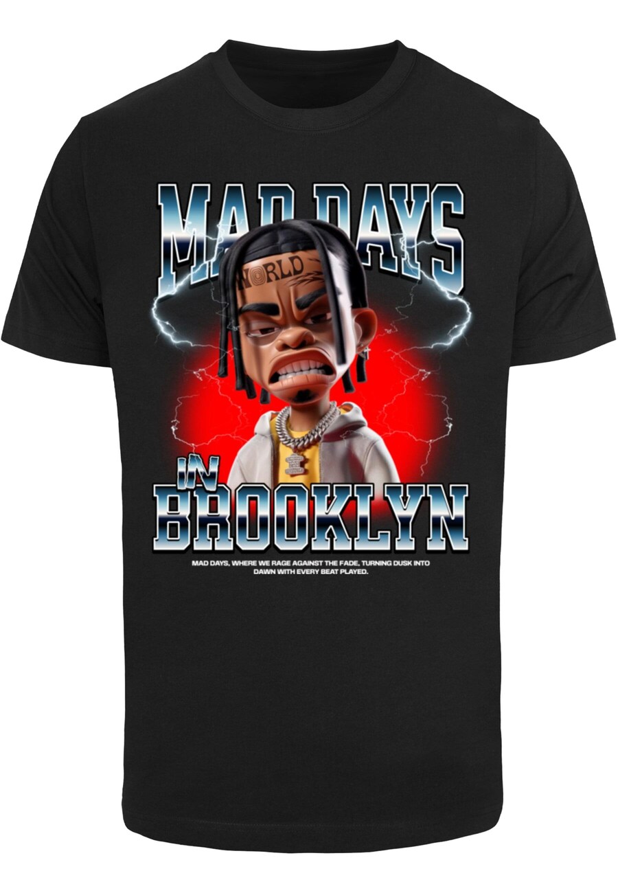 Рубашка Mister Tee Mad Days, черный
Рубашка Mister Tee Mad Days, черный