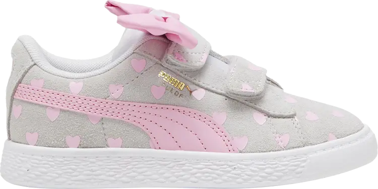 Кроссовки Suede Classic Re-Bow Little Kid 'Hearts - Silver Mist', серый
Кроссовки Suede Classic Re-Bow Little Kid 'Hearts - Silver Mist', серый