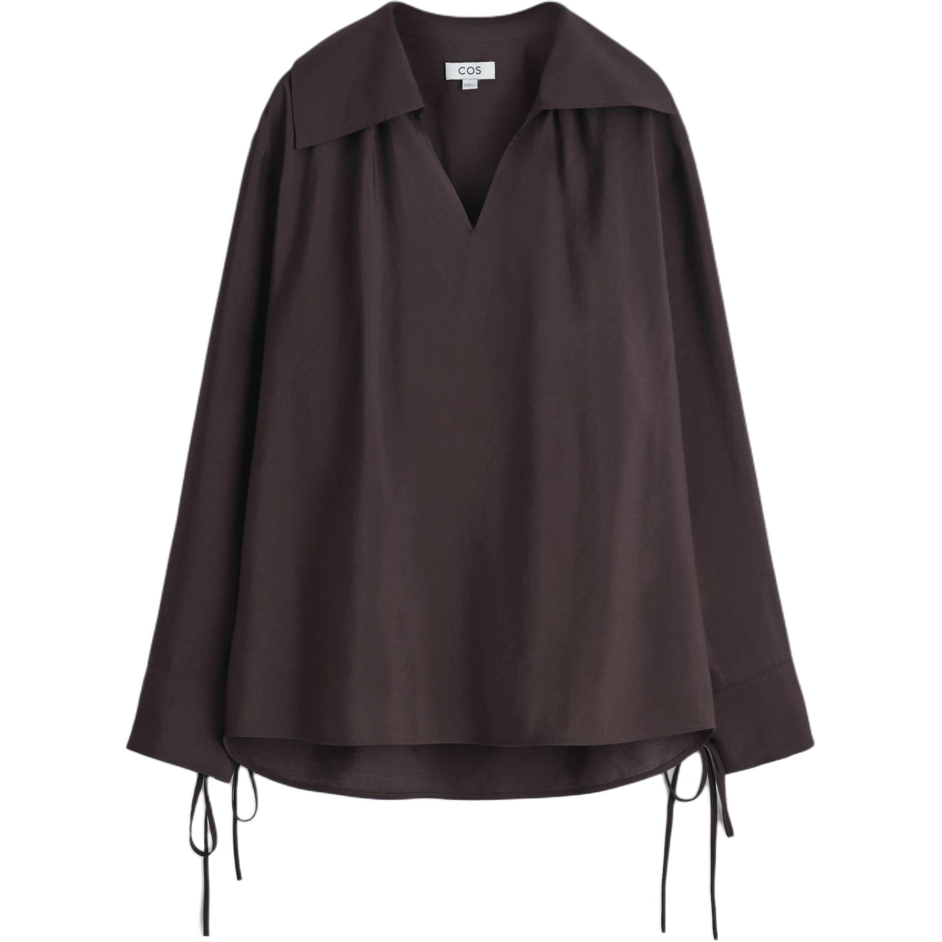 COS Женская рубашка темно-коричневая
COS Женская рубашка темно-коричневая