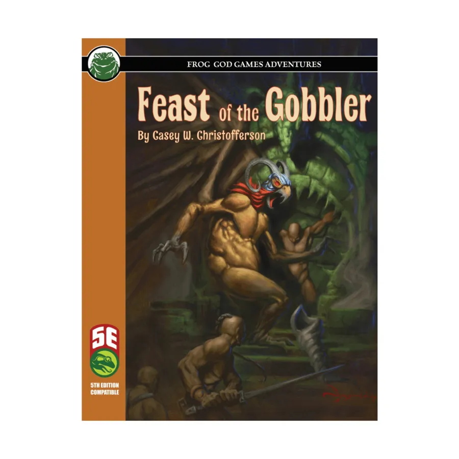 Модуль Feast of the Gobbler (5E), D&D 5e Adventures, Sourcebooks & Supplements (Frog God Games)
Модуль Feast of the Gobbler (5E), D&D 5e Adventures, Sourcebooks & Supplements (Frog God Games)